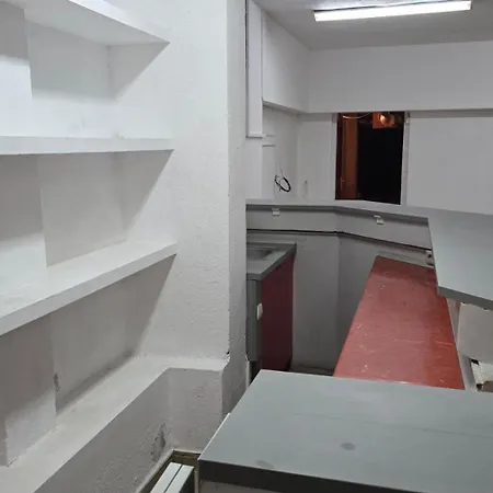 Empty Hall Space With Kitchen Bar & 2 Bathrooms - No Beds, No Bedrooms, No Hot Water, Not Suitable For Living